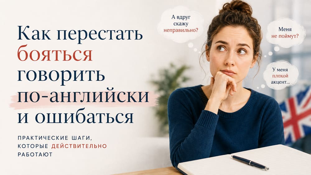 Почему взрослый боится говорить по-английски и как перестать стесняться ошибок