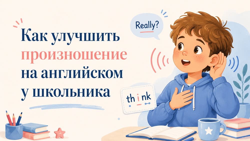 Как улучшить произношение на английском у школьника