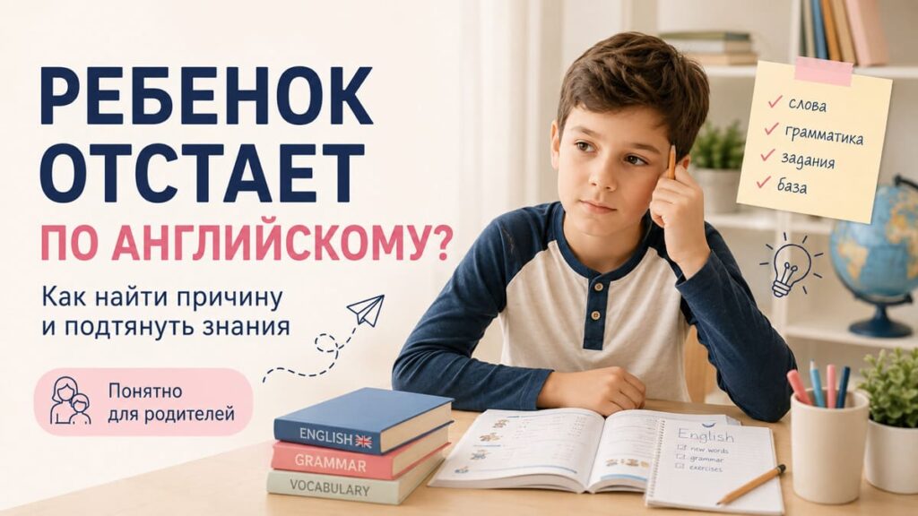 Ребенок отстает по английскому