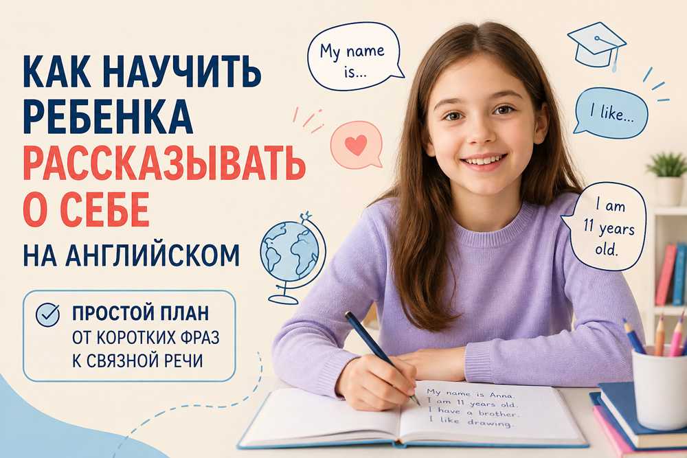 Как научить ребенка рассказывать о себе на английском