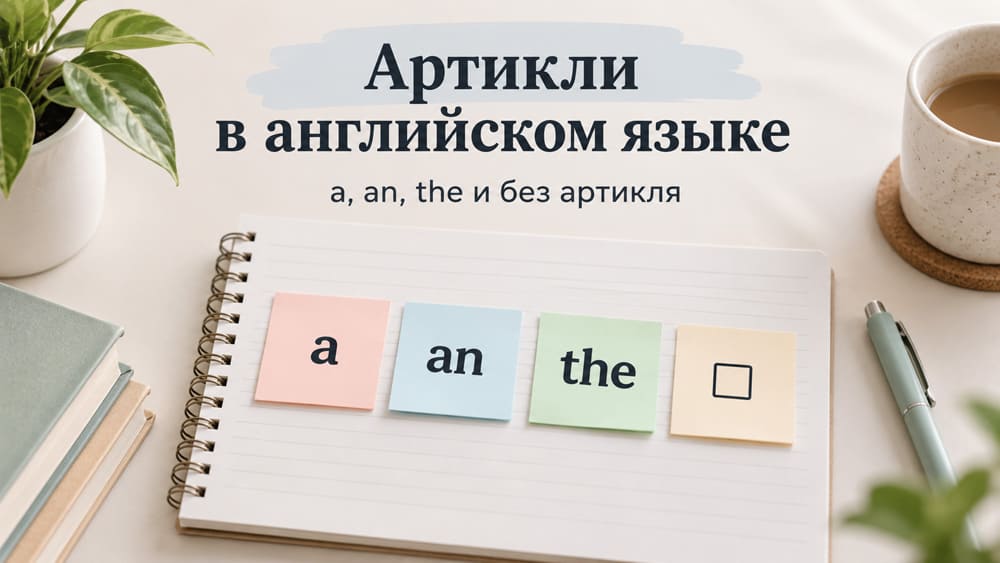 A, an, the или ничего: как работают артикли в английском языке
