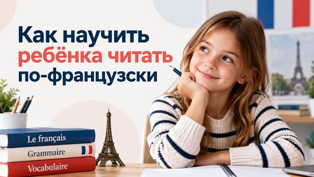 Как научить ребёнка читать по-французски