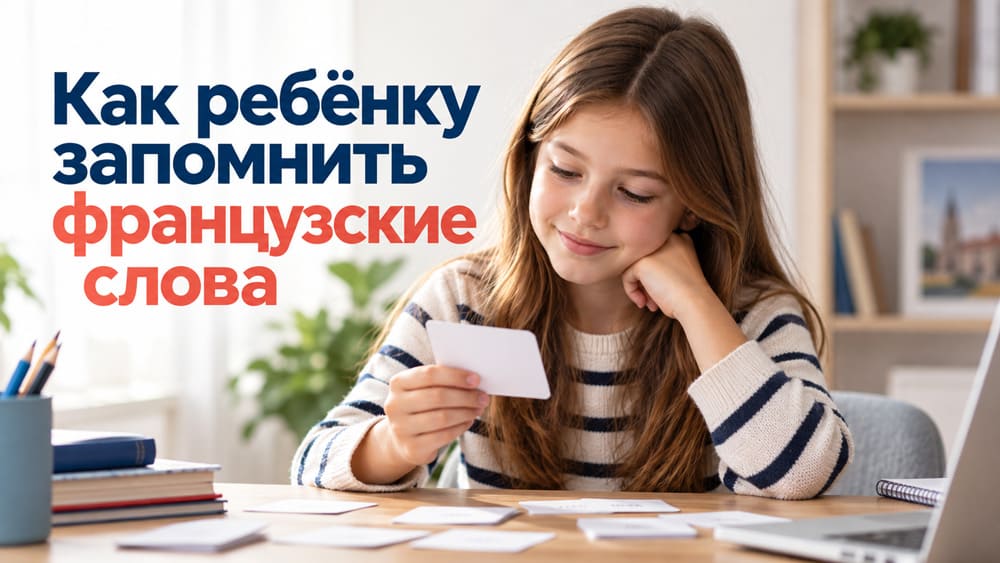 Как ребёнку запомнить французские слова
