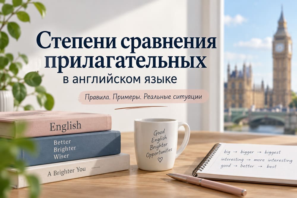 Степени сравнения прилагательных в английском языке: как выбрать нужную форму