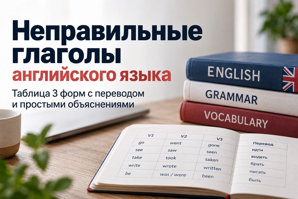 Неправильные глаголы английского языка: какие учить в первую очередь