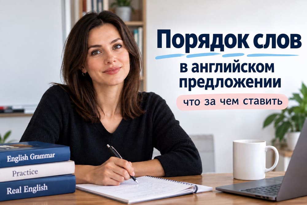 Порядок слов в английском предложении: что за чем ставить